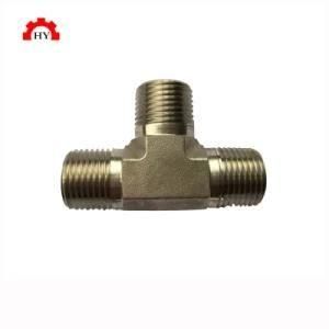 Stainless Steel 316 1/4&quot; NPT 6000 Psi Male Thread Tee