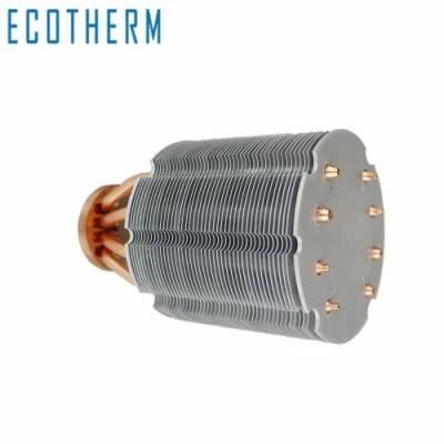Thermal Cooling Extruded Heatsink Module for Power Supply Equipment with Copper Material
