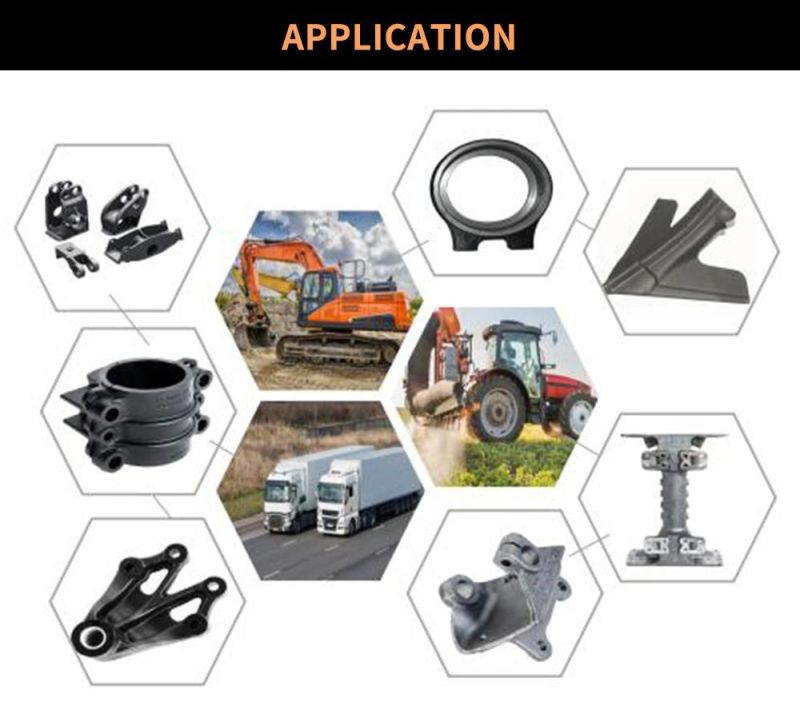 Mechanical Parts Iron Casting Ductile Iron Material Sand Casting Truck Parts