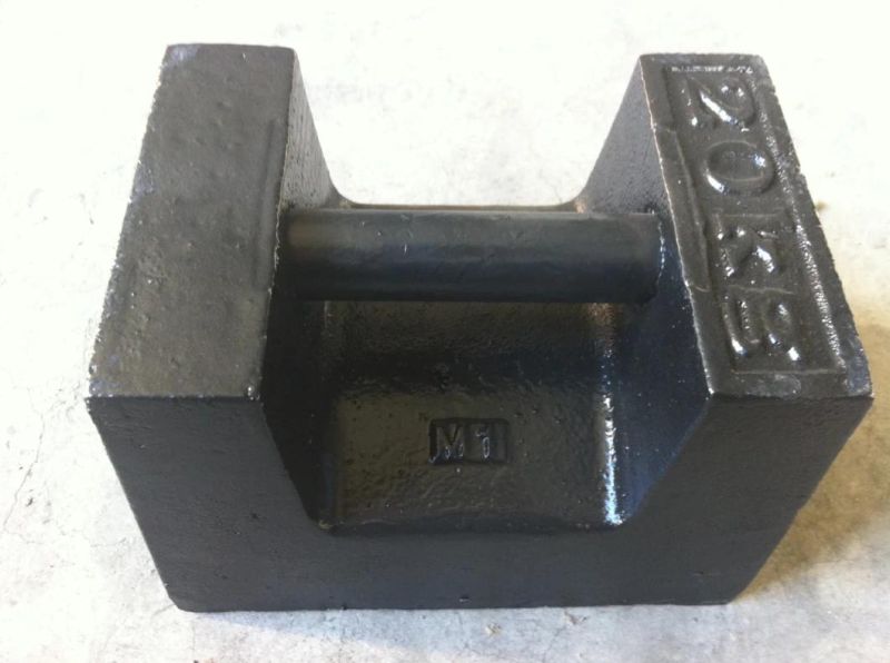 High Quality Sand Casting Ductile Cast Iron Elevator Counter Weights Grey Iron Forklift Test Weights for Industrial