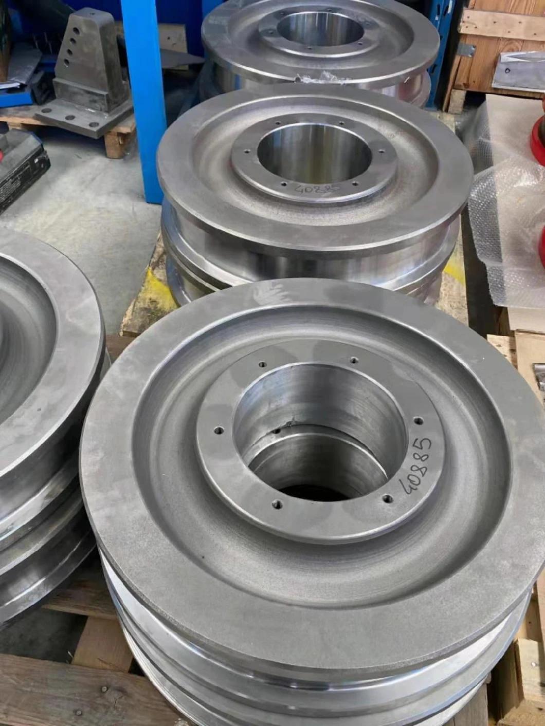 Foundry ISO9001 Quality Industrial Cast Iron Pulley Flywheel