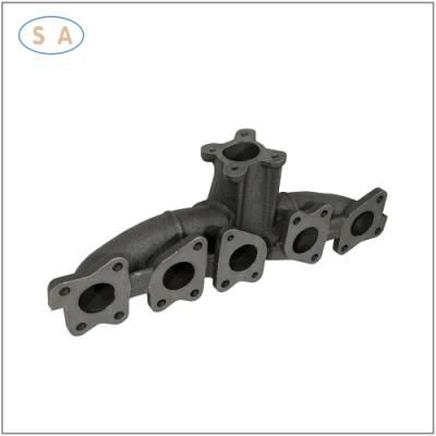 Customized Investment Casting Automobile Exhaust Branch with CNC Machining