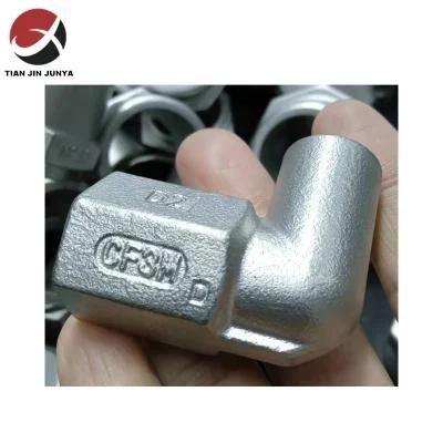 Investment Casting Stainless Steel 304/316 Screwed 45 90 Degree Elbow