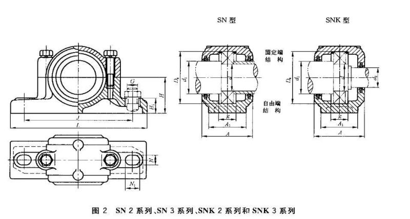 Cast Iron Rolling Bearing Seat Hx92104