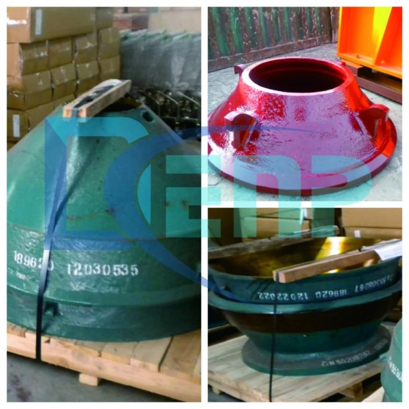 Cone Crusher Spare Parts Concave and Mantle Pyd900