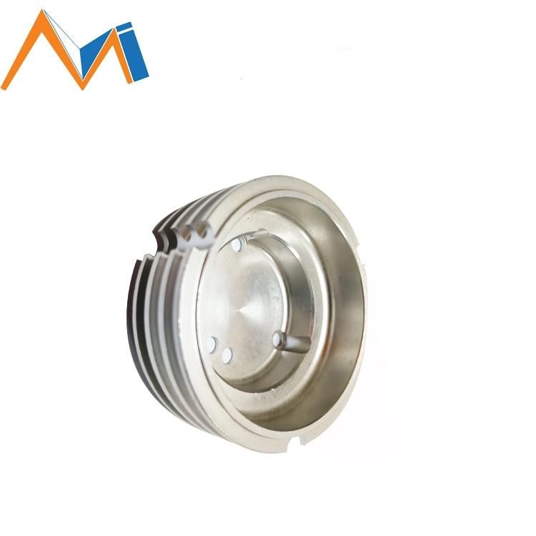 High Quality OEM Customized Aluminum Die Casting CNC Machining Parts Light Stand LED Bases LED Bulb Spare Parts
