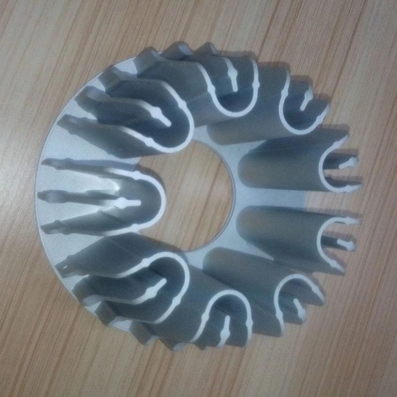 Aluminum Cold Forged LED Lamp Heatsink