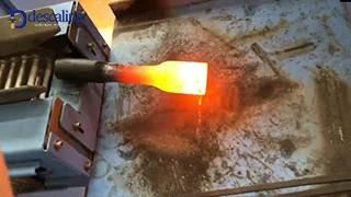 Cutting Press Induction Heater Forgings Hand Forged Hardware Descaling Machine