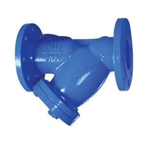 OEM Dn50 Ductile Iron Y Type Strainer Valve Casting with PE Coating