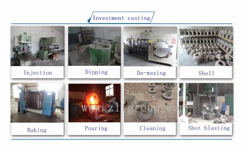Stainless Steel/Carbon Steel Pump Impeller in Investment Casting