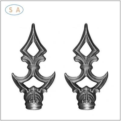 Cast Iron Sand Casting Fence Head Wrought Iron Fence Decorative Balusters Cast Ornamental ...