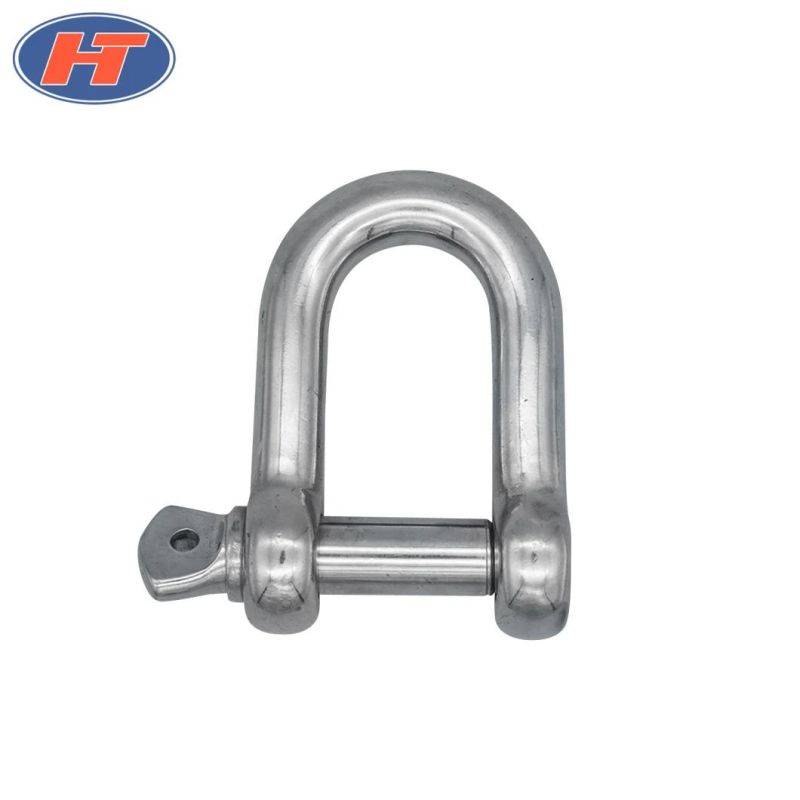 4mm-32mm JIS Standard Commercial Type Stainless Steel D Shackle