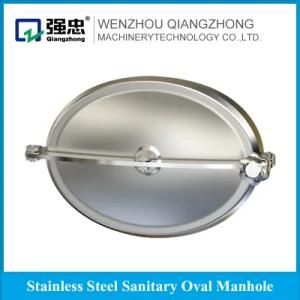 SS304/316 Yab Circular Sanitary Tank Manhole Cover Without Pressure