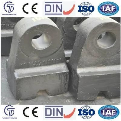 Hammer Crusher Parts High Manganese Steel Hammer