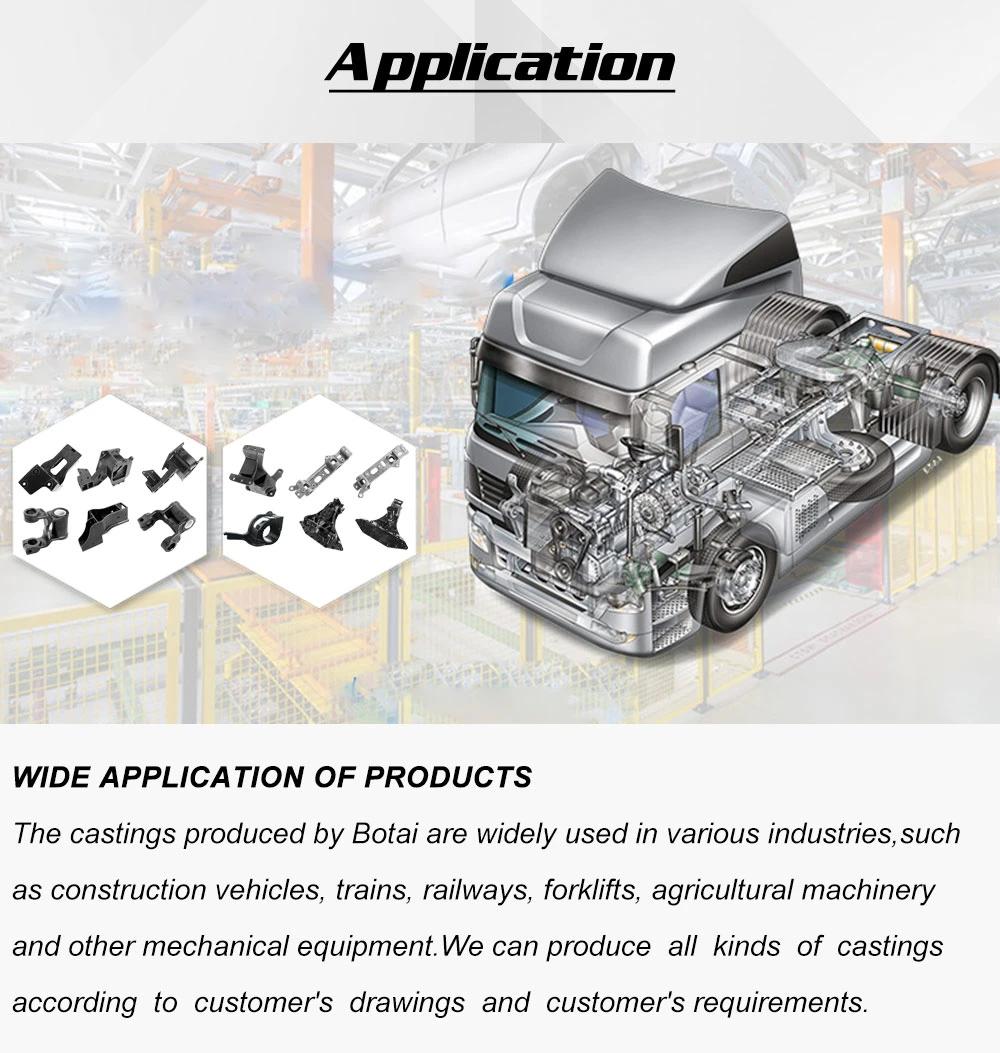 Heavy Duty Resin Sand Casting of Truck Balance Weight