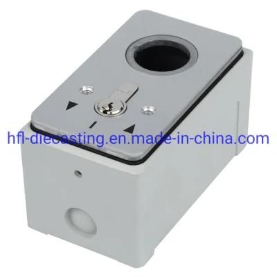 Customized Aluminum Alloy Die Casting Bottom and Cover for Switch
