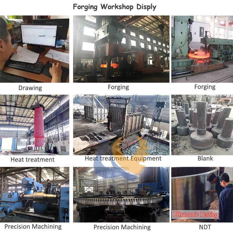 Custom Open Die Forging Part Main Shaft, Wind Power Shaft, Flange, Coupling, Tube Plate, Roller Forging, Ring Forging, Gears, Gear Shaft, Gear Wheel