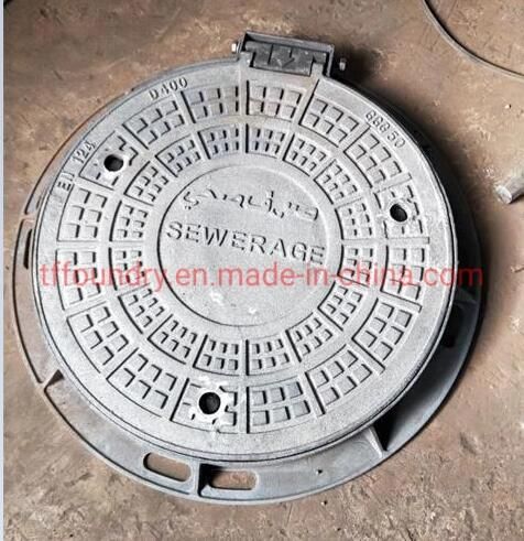 Manufacture BS En124 Standard Antitheft Ductile Iron Manhole Cover (850mm)