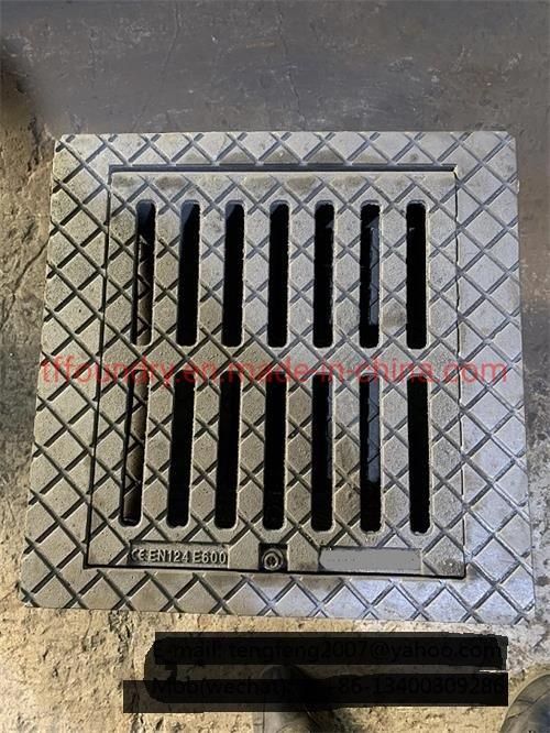 Rectangular Medium Duty En124 Ductile Cast Iron Manhole Covers
