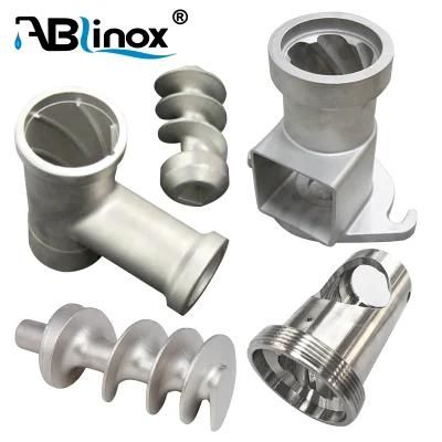 Gradefood Grade Stainless Steel Lost Wax Casting Components for Meat Grinder