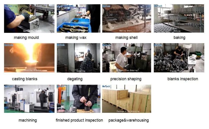 Car Spare Parts Carbon Steel Precision Machining Lost Wax Casting Foundry