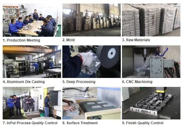 Factory Manufacture Aluminum Die Casting Air Conditioner Inner Accessories Connector