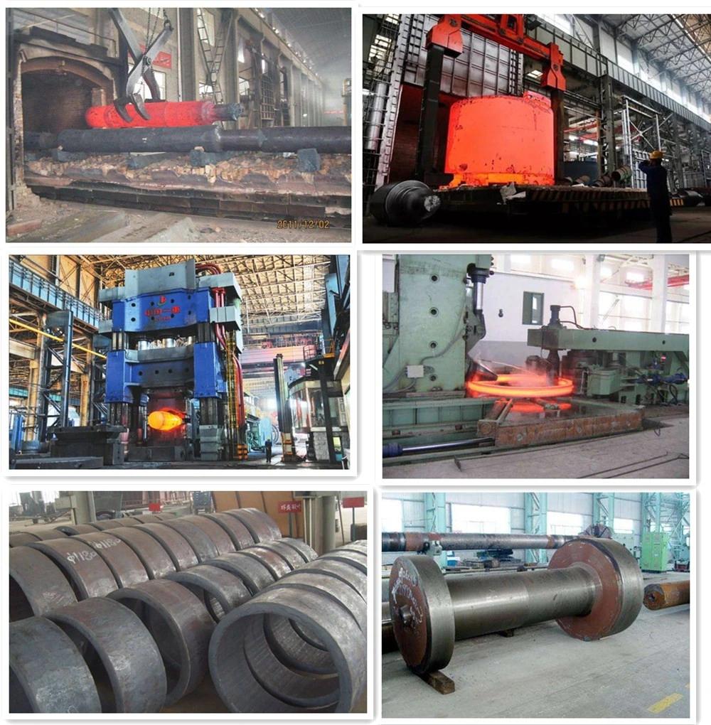 Large Diameter Kiln Riding Ring Customized Forging Gear Ring Mill Rolling Tyre