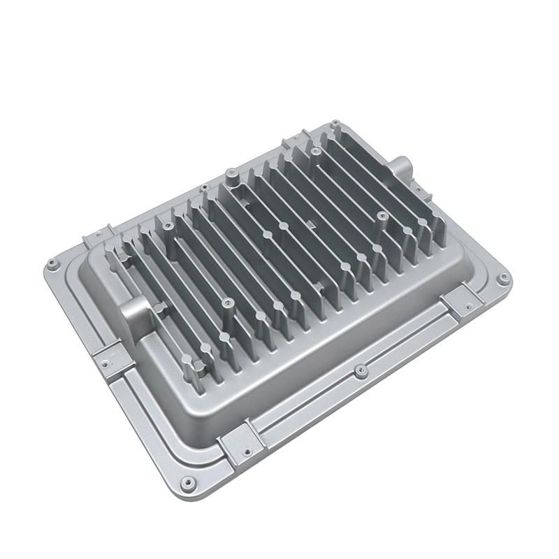 Factory Custom Powder Coating Silver Die Casting Aluminum Heat Sink