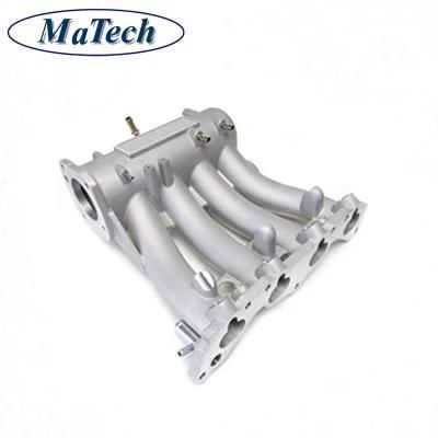 CNC Machining Low Pressure Aluminum Casting Inlet Intake Manifold