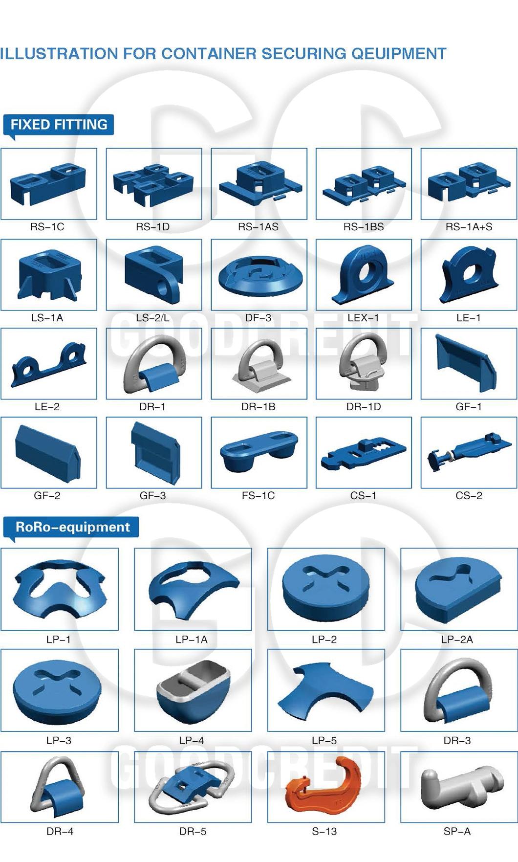 Container Accessories ISO 1161 Standard Container Corner Castings