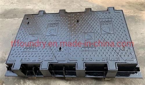 Manufacture BS En124 Standard Antitheft Ductile Iron Manhole Cover (850mm)