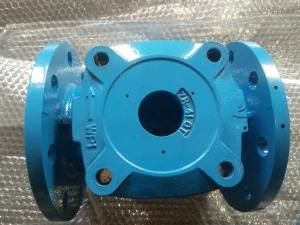 OEM Ductile Iron Qt450 Flow Control Valve Sand Casting with PE Coating