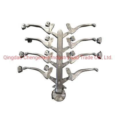 Custom High Strength Aluminum Zinc Alloy Squeeze Die Casting Brackets for Motorcycle