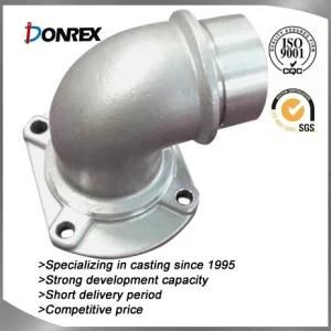 Silica Sol Precision Casting Stainless Steel Pipe Elbow with Flange