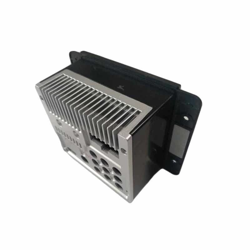 OEM Service Black Painting High Precision Aluminum Die Casting Server Heatsink Enclosure