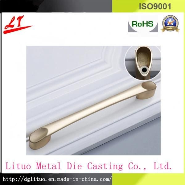 Hot Chamber Zinc Alloy Metals Die Casting Door Handle Knob with Chrome