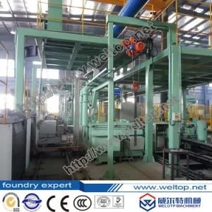 Two-Station Fully Automatic Centrifugal Casting Machine For Cylinder Jacket