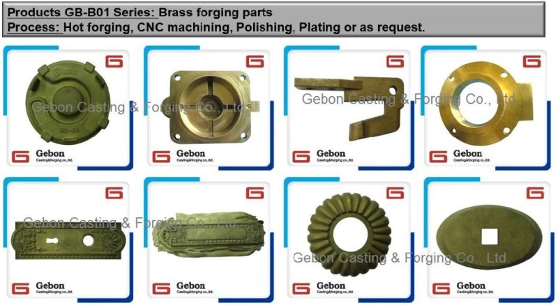 OEM Brass CNC Machining Part Brass Hot Forging for Machinery Brass Parts