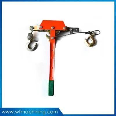 Cable Grips Hand Operate Ratchet Cable Puller Machine Wire Rope Tightener