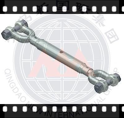 Drop Forged DIN1478 Turnbuckle with Hook Eye Jaw 2 Stub Ends