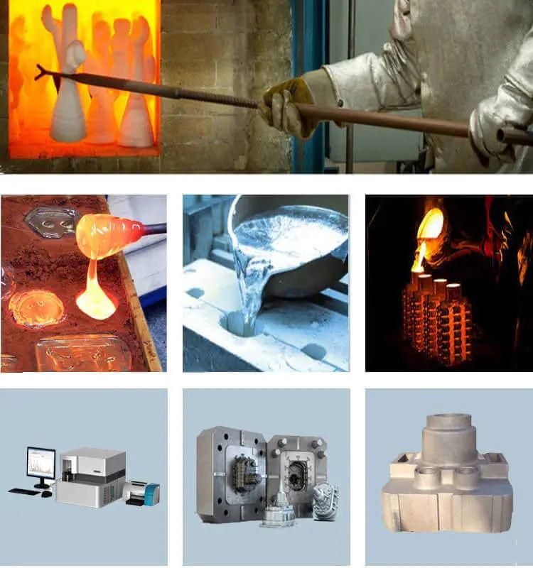 Densen Customized Precision Casting Components, Custom Investment Casting Small Component, Railway Iron Casting Components