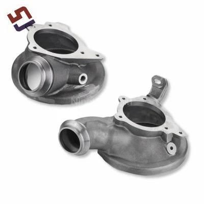 Lost Wax Casting and Precision CNC Machining Exhaust Manifold Part Stainless Steel Marine ...