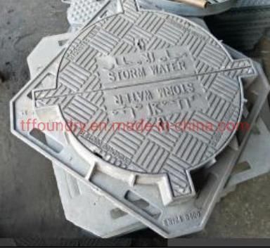 China D400 Test Load Square Frame Two Semi-Circle Manhole Covers