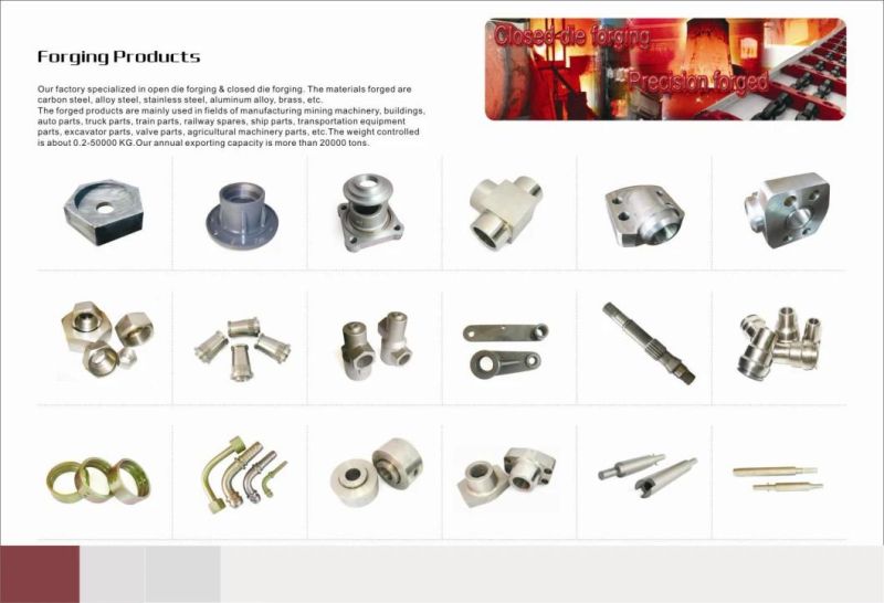 Steel Forging Parts, Open Die Forging, Hot Forging Parts, Drop Forging for Gear, Shaft, Tube, Ring