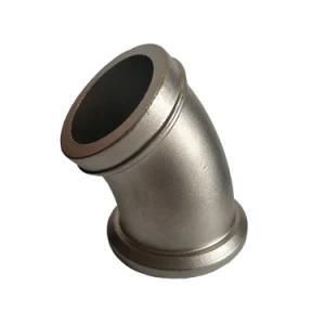 SUS 304 45 Degree Pipe Elbow Stainless Steel Elbow Reducer Stainless Steel Reducing Elbow ...