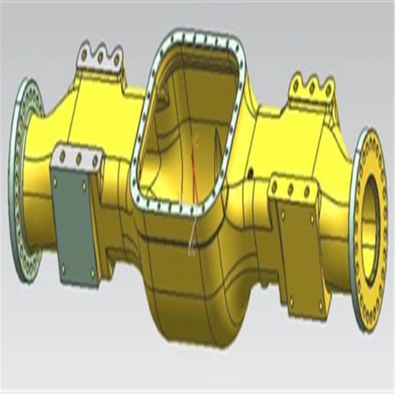 Truck Components Construction Machinery Parts Casting Axle Housing Mining Steel Casting