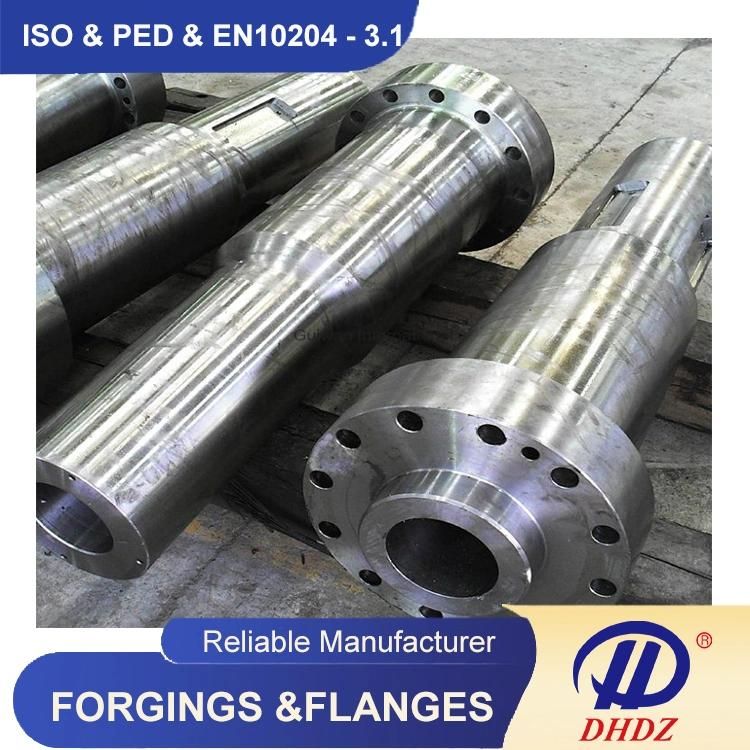 Main Shaft Steel Forging Shaft Round Hollow Bars Solid Bar Shaft