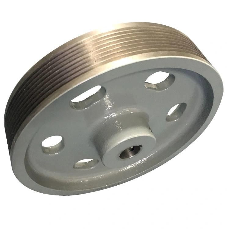 China OEM Aluminium Casting Pulley V Belt Pulley Machine Flywheel