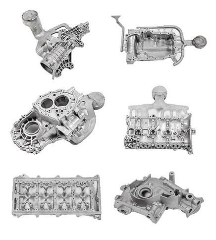 Aluminium Die Casting with Clear Chromated for Medical Pipeline Use