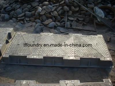 Chinese Foundry Double Triangular Telecom Manhole Cover (1990X850mm)